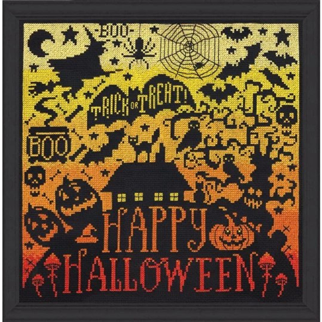 Design Works Crafts Happy Halloween Counted Cross Stitch Kit