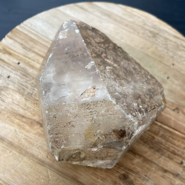 Raw Clear Quartz with Lemurian seed