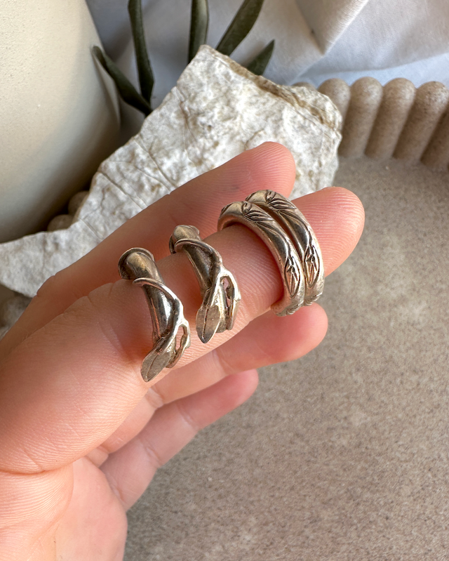 Orecchini Semicerchio foglie