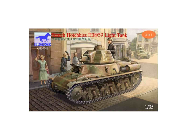 char léger Français Hotchkiss H38/39 Bronco CB35019 1/35