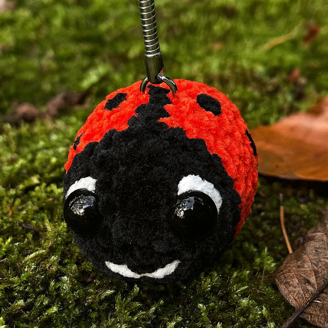 Porte clé coccinelle 