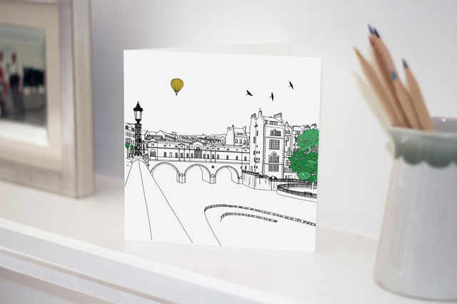 Cards (landmarks) – Pulteney Bridge, Bath
