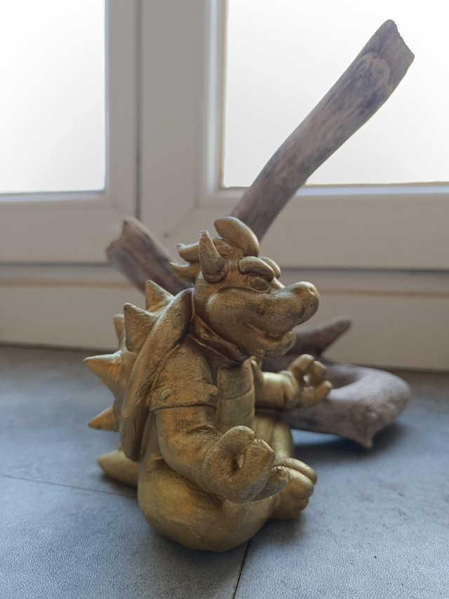 Figurine Bowser en Méditation – Fanart – 10 cm