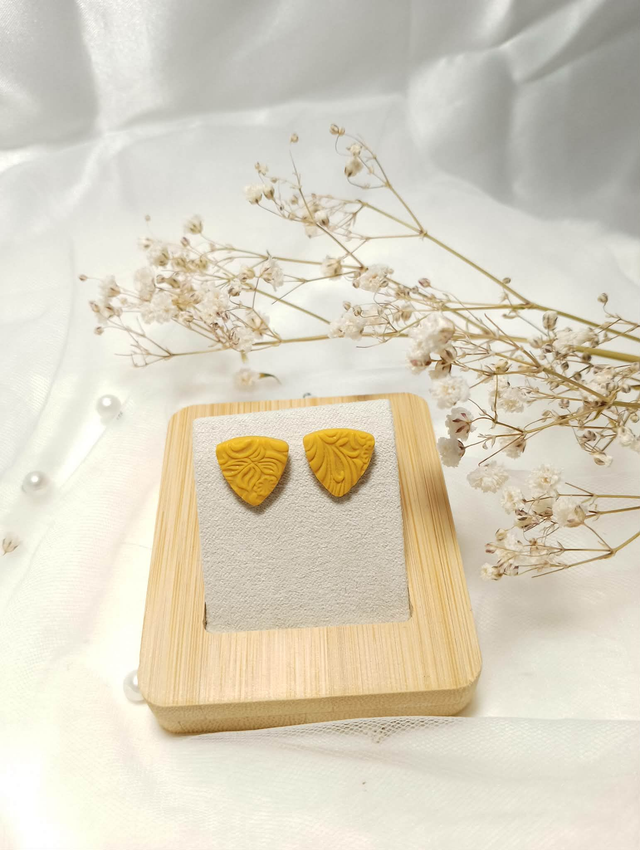 Boucles d'Oreilles "Éventail Automnal"