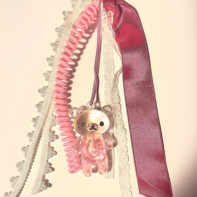 BS-19 - Bijoux de sac ours paillettes 