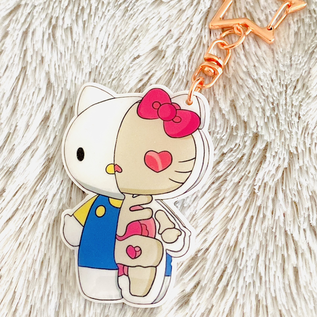Porte-clés Skull Kitty 