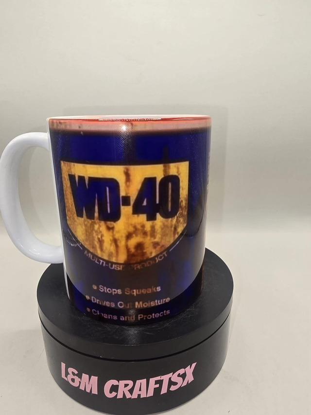 Wd40 oil drip 11oz Mug 
