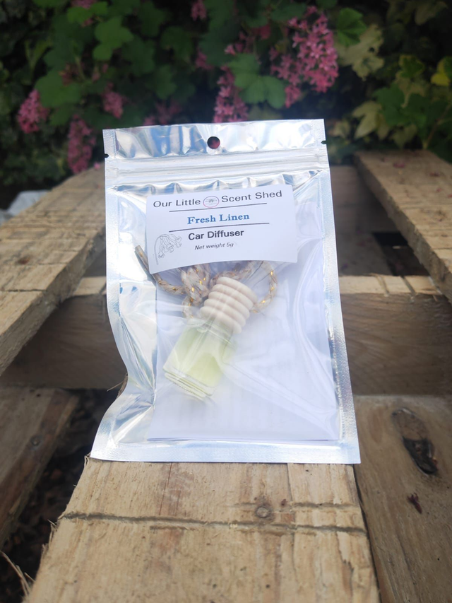 FRESH LINEN CAR DIFFUSER