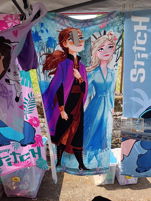 Serviette reine des neiges 