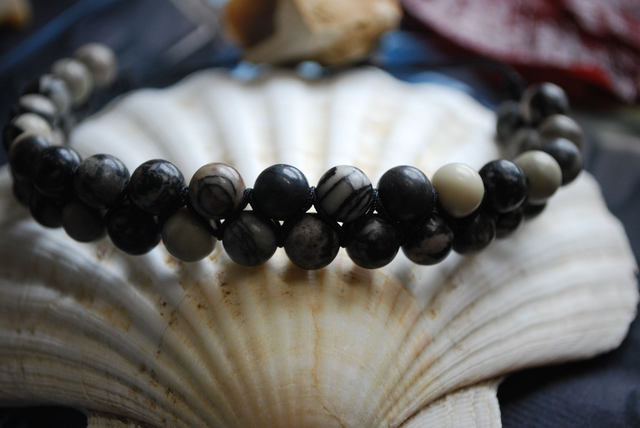 Bracelet en astrophyllite