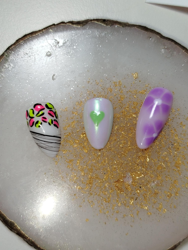 Ongle avec nails art