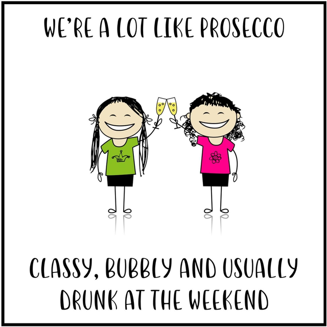 103 - GIGGLE CARD AP - LOT LIKE PROSECCO