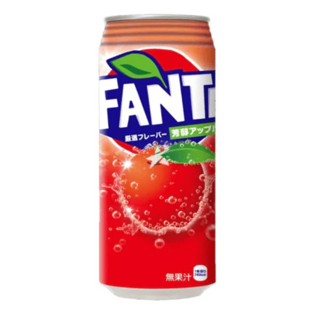 Red Apple Fanta 500ml Japanese 