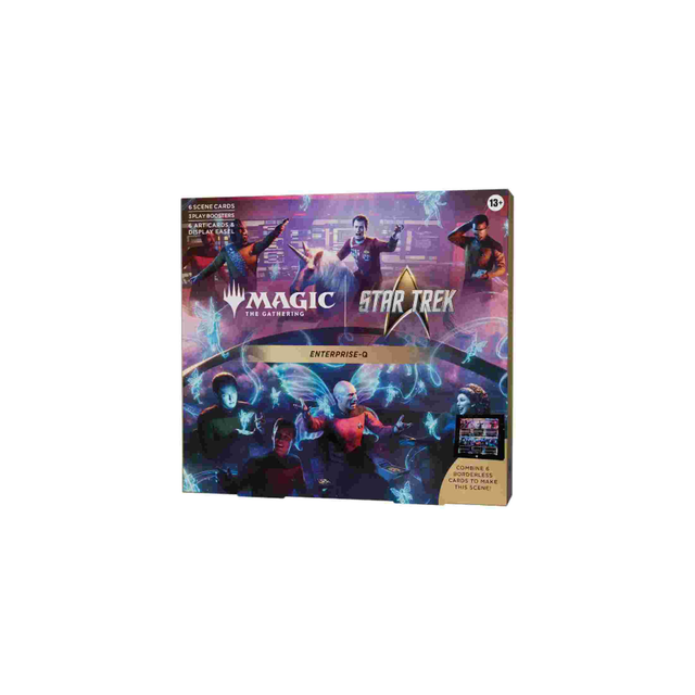 ENG Box Star Trek Set 2 Scene "Enterprise-Q + Divergent Timeline" Inglese - Magic PREORDER RITARDO DATA INDETERMINATA