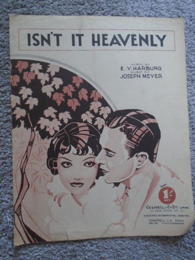 Isn't It Heavenly by E.Y. Harburg and Joseph Meyer sheet music