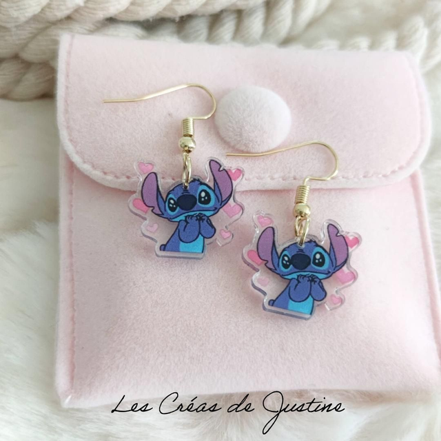 Boucles d&#039;oreilles Stitch 
