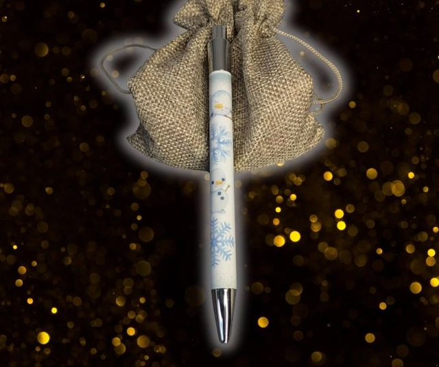 Stylo bille "Bonhomme de neige "