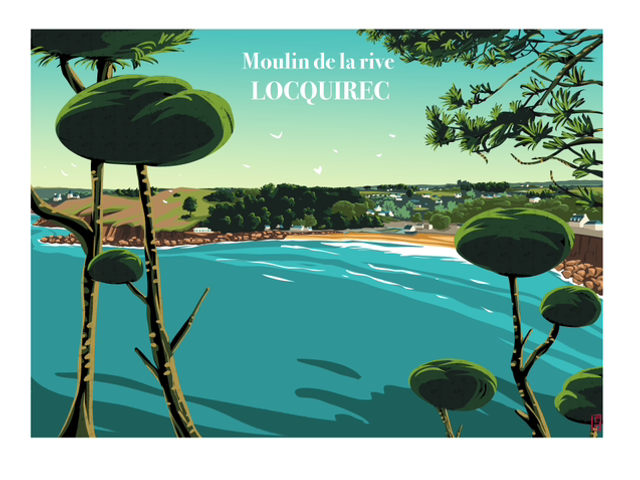 Locquirec Moulin de la rive