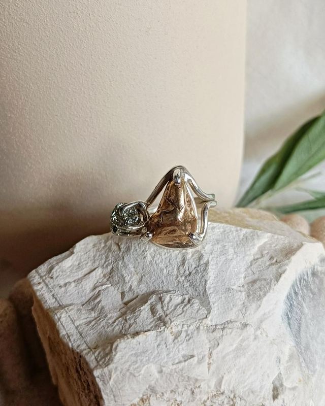 Anello "Pietra" e Pirite