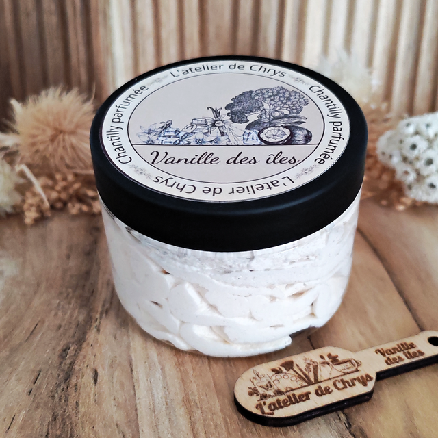 Chantilly parfumé Vanille des îles