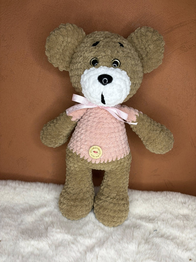 Ourson en pyjama fluffy personnalisable 🧸