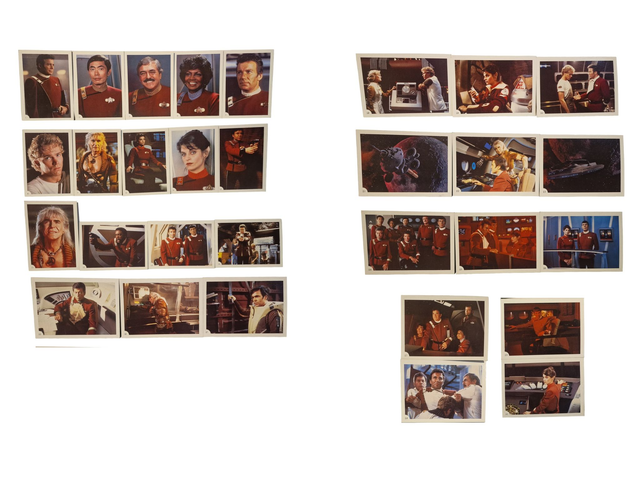 Star Trek II Wrath Of Khan set of 30 oversized collectors cards made in 1982
