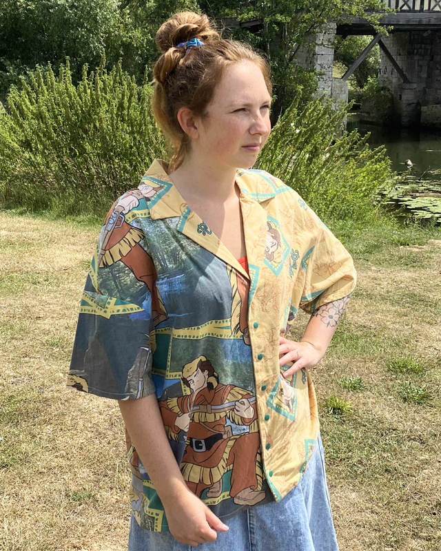 Chemise Upcyclée – Davy Crockett – Taille 38 Unisexe