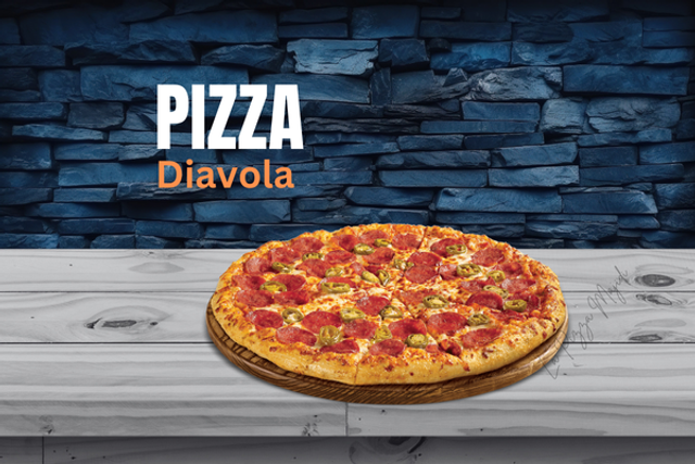 Pizza Diavola (scharfe Salami)