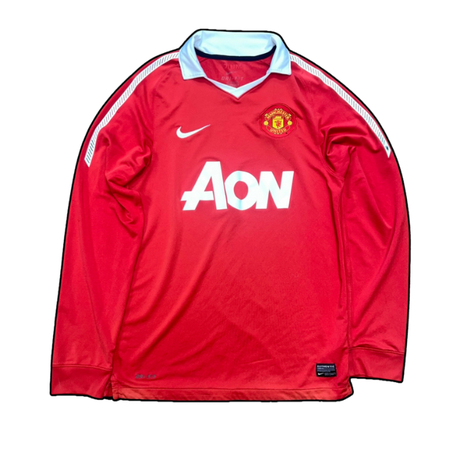 Manchester United 2010-11 Long sleeve Jersey - S