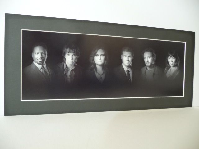 Bones Cast Black &amp; White Print