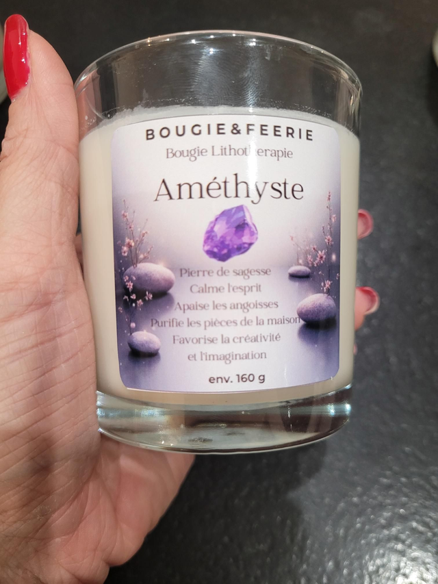 Bougie Améthyste