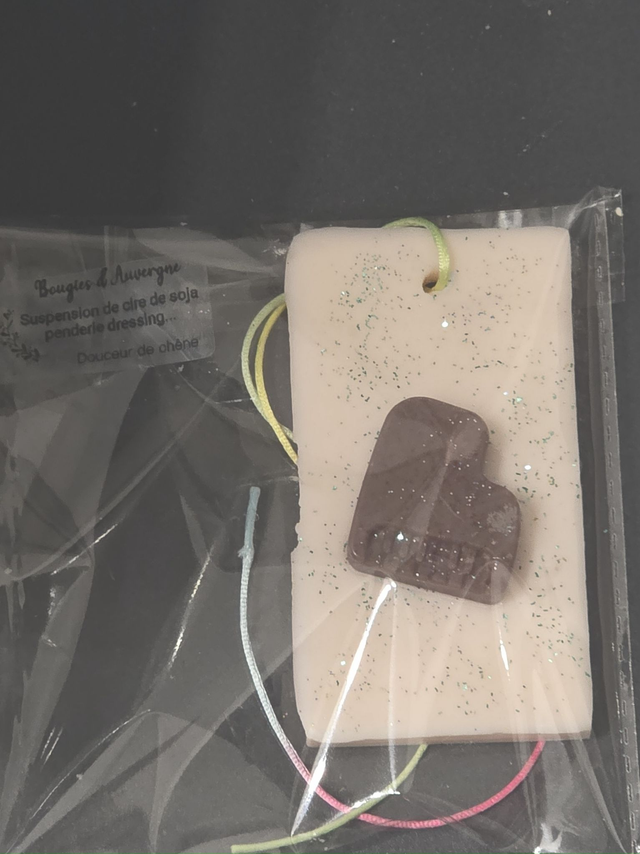 Suspension de cire de soja parfum douceur de chêne citrouille