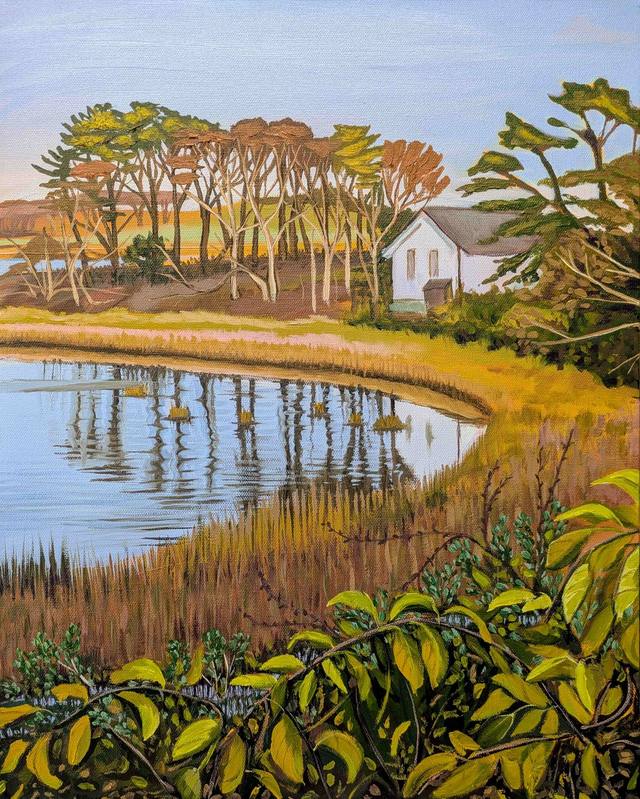Cape Cod New England - Oil on Canvas