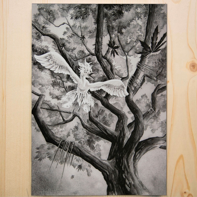 Arbre-feu du clan Honooki - Format A4 et A3