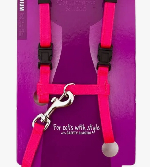 Pink Cat Harness for Sadie ONLY