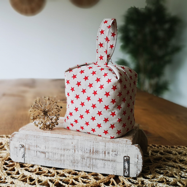 Door Stop - Red Stars