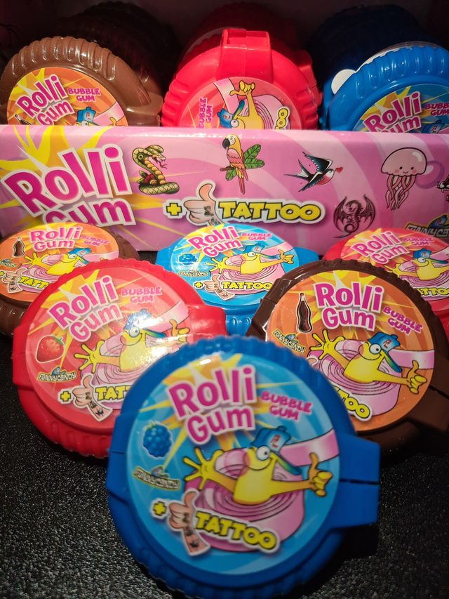 Rolli Gum avec tatouage - à l'unité