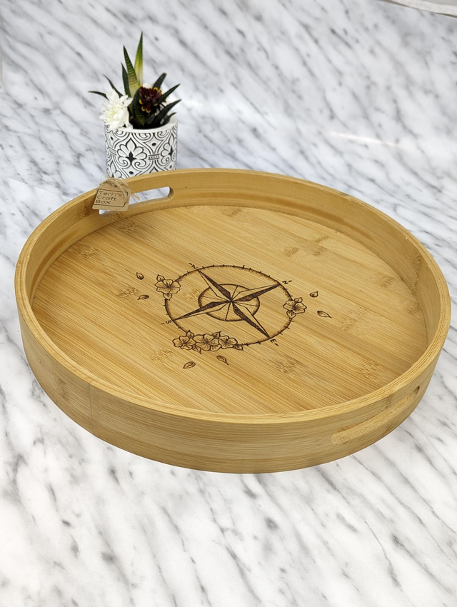 Bamboo Tray &#039;COMPASS&#039;