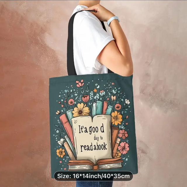 Good day to read tote bag 