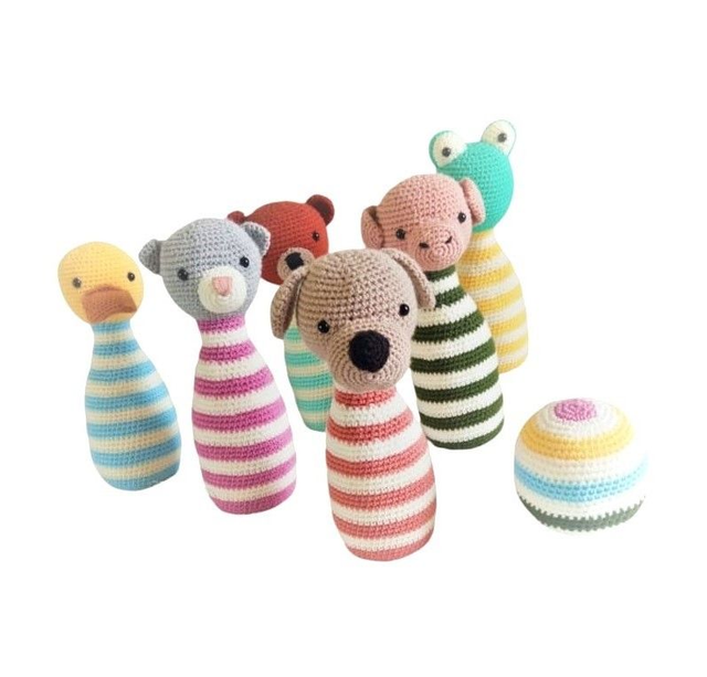 Jeu de quilles animaux