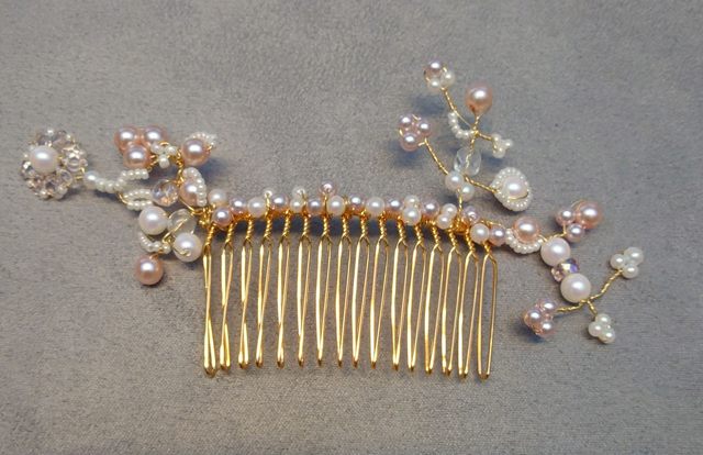 Decorative Gold Hair Comb