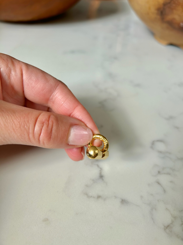 Capsule Pendant Gold Vermeil