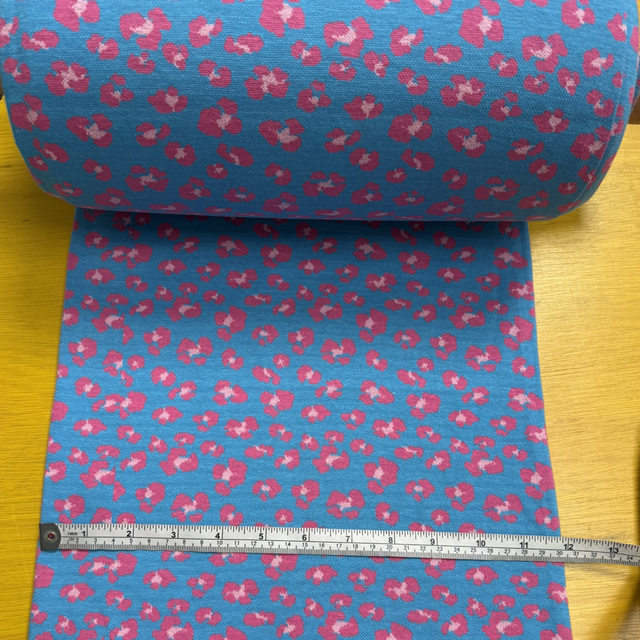 Tubular Cotton Jersey in Leopard Print 