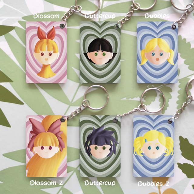 Les supers Nanas / Powerpuff Girls - Porte-clés