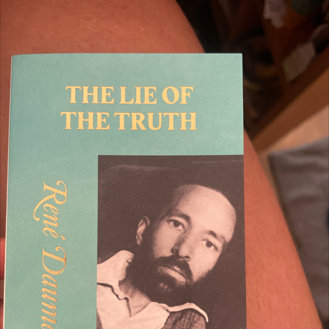 The Lie Of The Truth René Daumal (Hanuman)