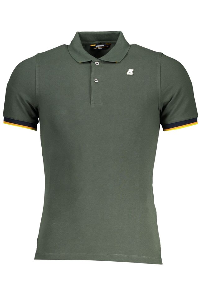 K-WAY POLO MANICHE CORTE UOMO VERDE