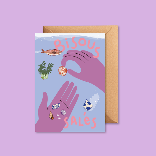 Bisous salés - Carte