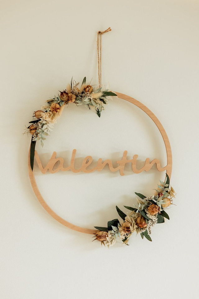 🎨 Décoration mural fleurs séchées