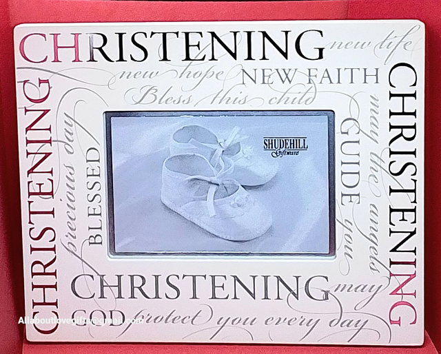 Christening Frame Beautifully Designed 