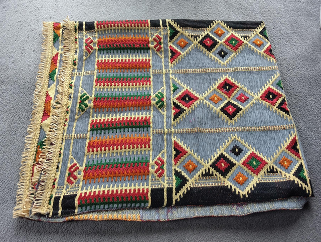 In the style of Moorish Moroccan Blanket/Throw 

